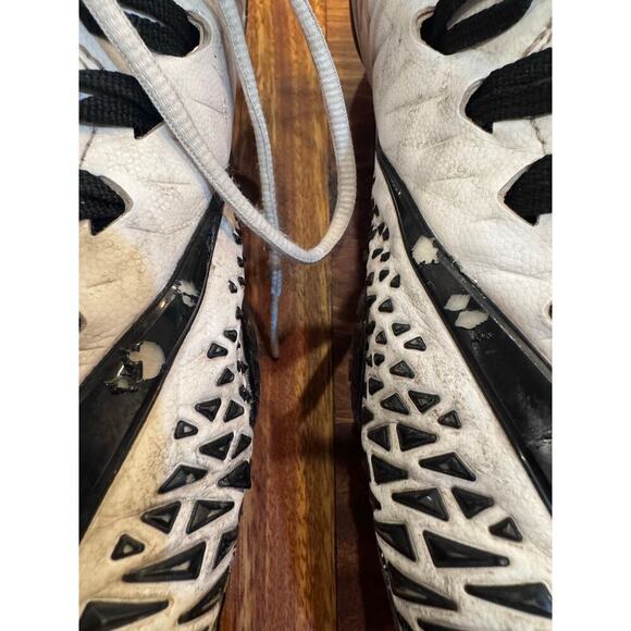 Nike Force Savage Black White Men's Football Cleats Laces Sz 9.5 - Picture 5 of 10